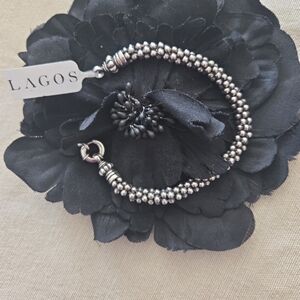 LAGOS Silver Beaded Bracelet
